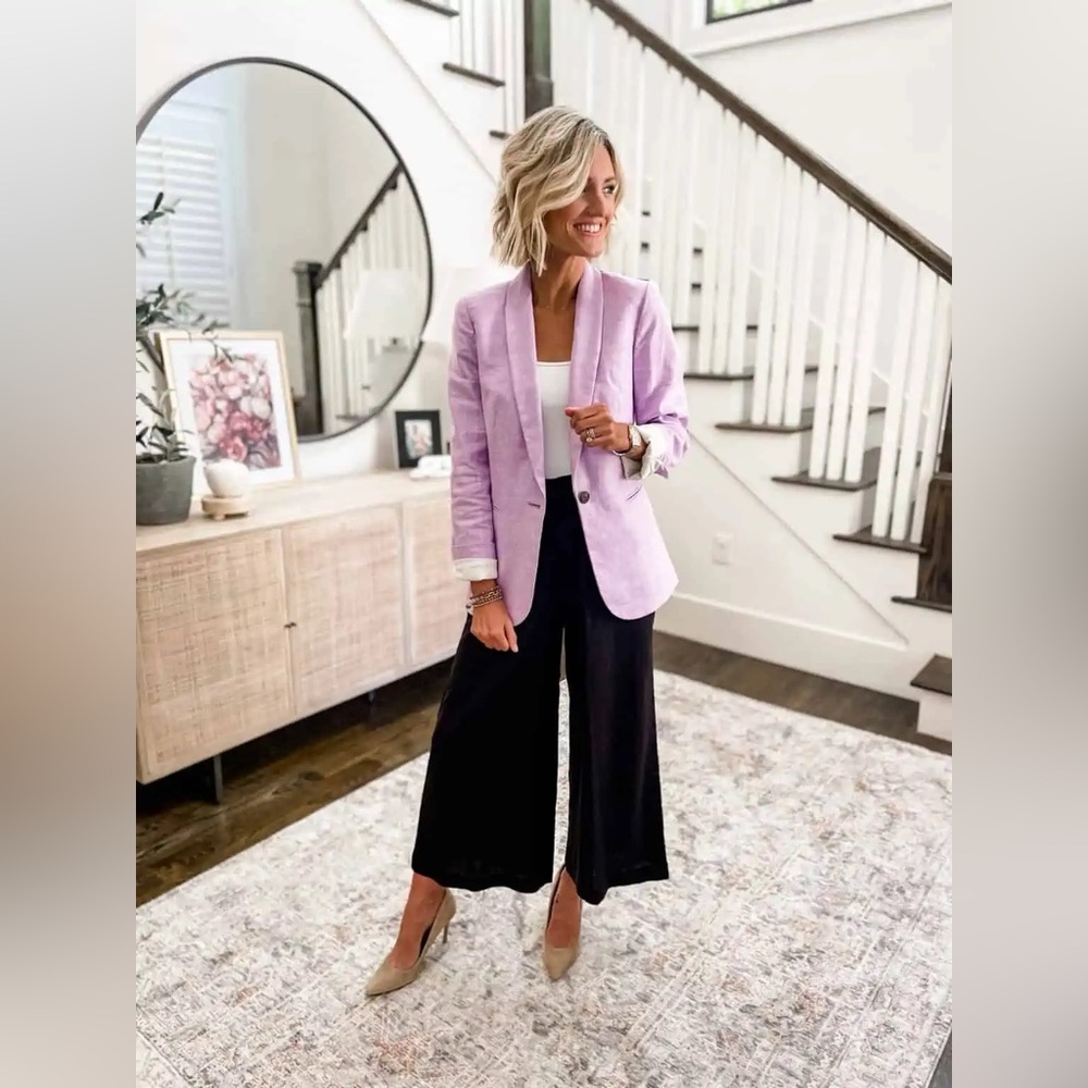 J.Crew Parke Blazer In Stretch Linen